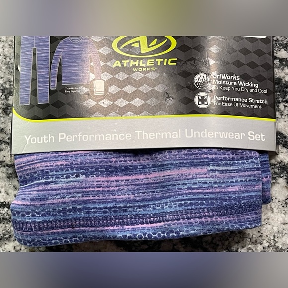 Athletic Works Girls Thermal Set XS 4-5 - Picture 9 of 10